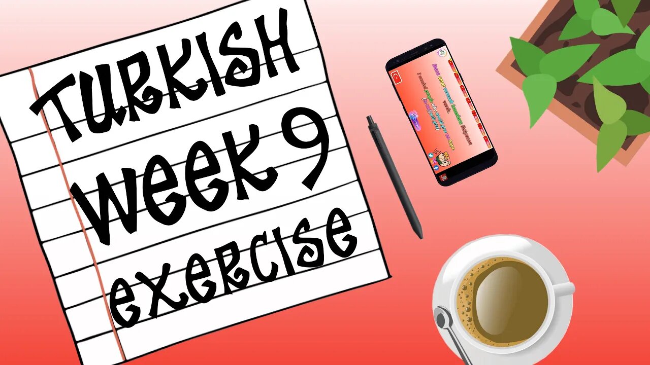 New Turkish Practice! \\ Week 9 Speaking Exercise // Learn Turkish with Tongue Bit!