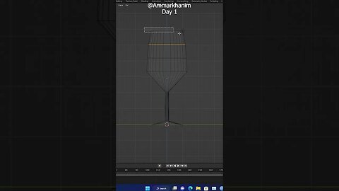 30 days Blender Challenge | Wine Glass | Day 1 | #AmmarKhanim #blendertutorial #blender