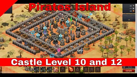 Throne rush : Castle Level 10 and 12