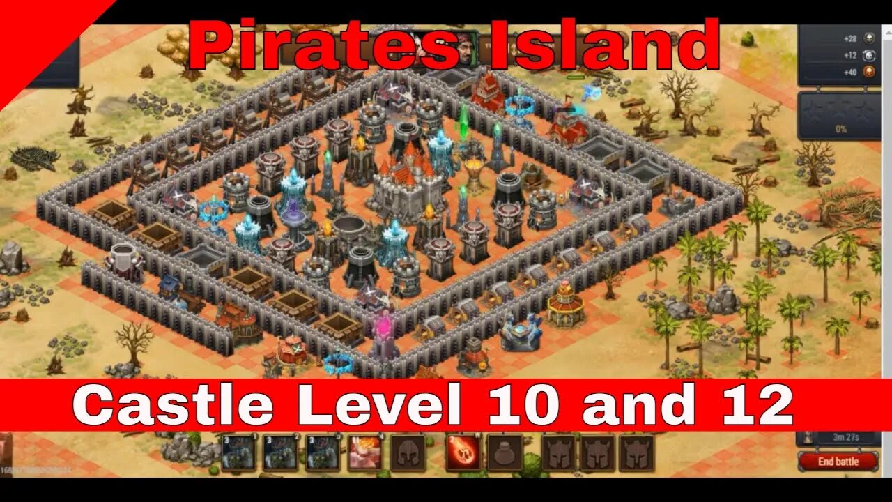 Throne rush : Castle Level 10 and 12