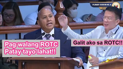 Senator Dela Rosa kumasa sa debate kay Senator Chiz.