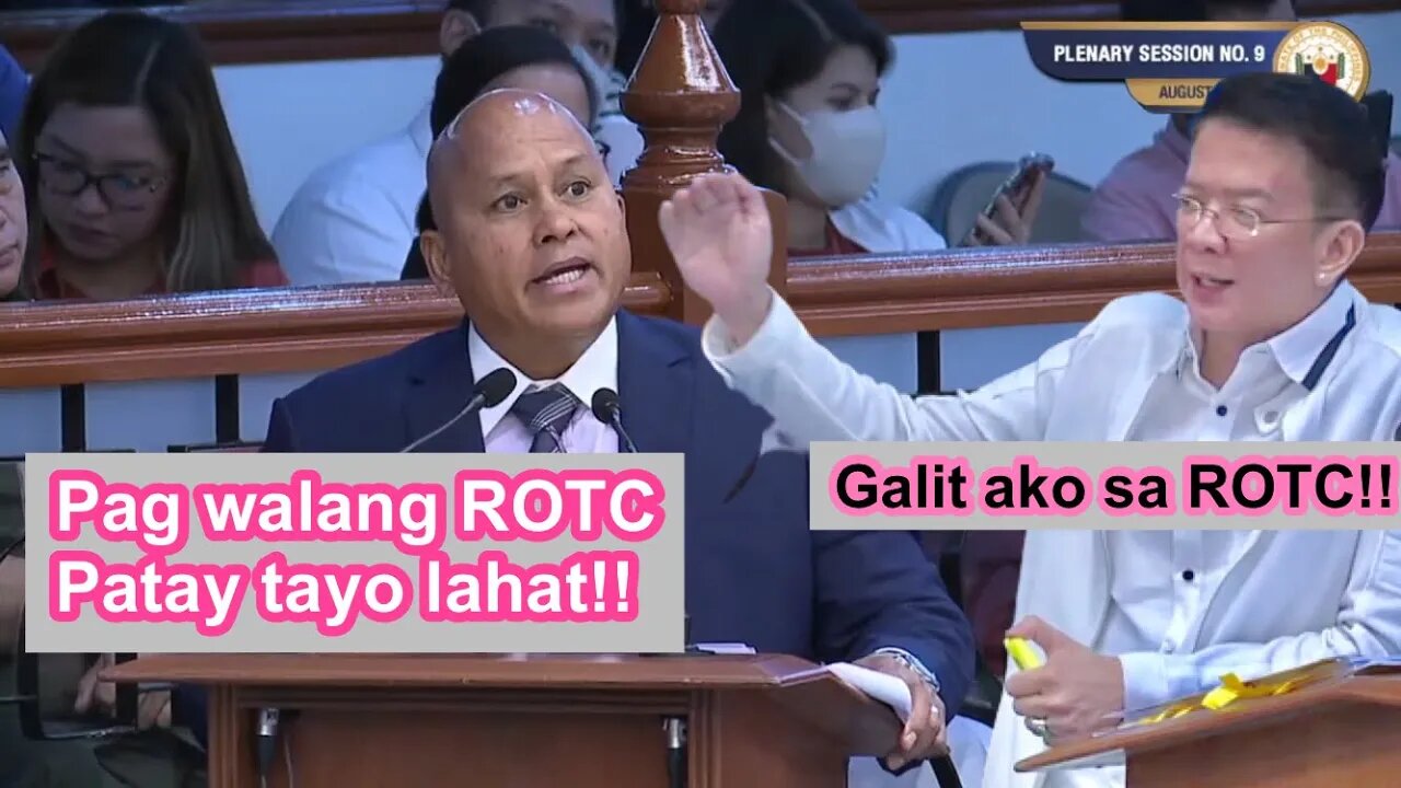 Senator Dela Rosa kumasa sa debate kay Senator Chiz.