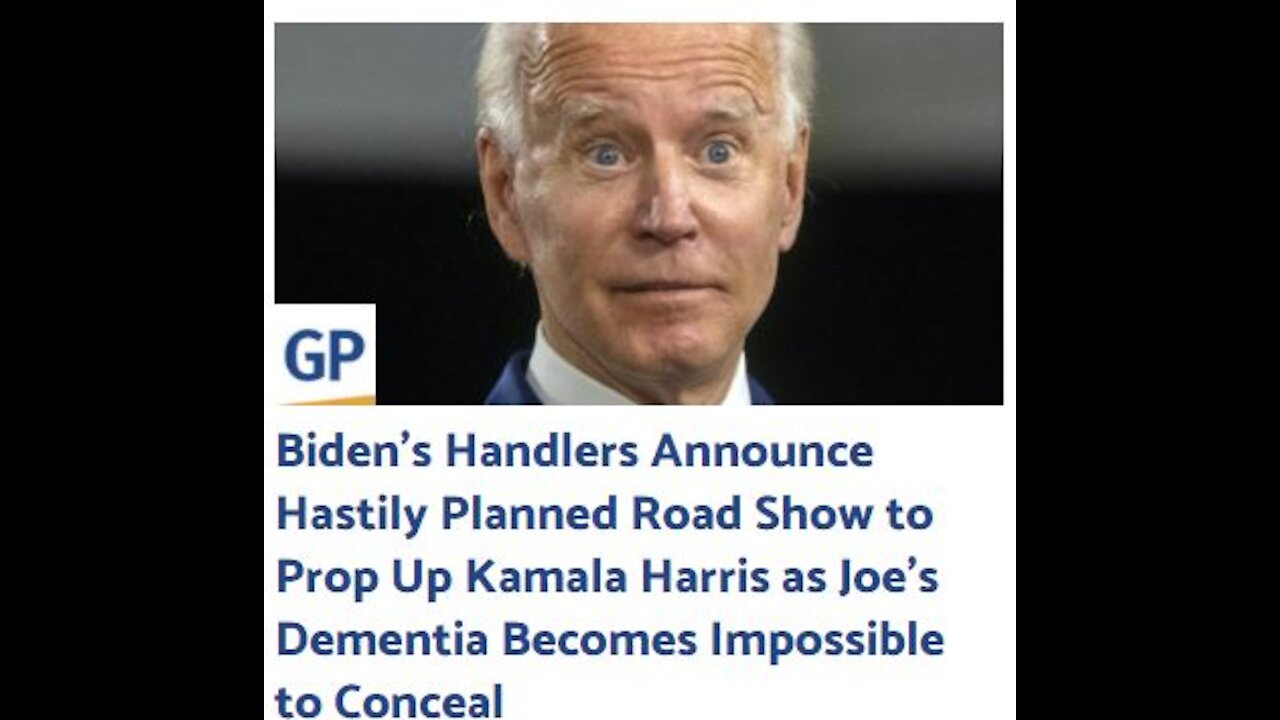 Hastily Planned Road Show to Prop Up Kamala Harris as Joe’s Dementia Becomes Impossible to Conceal
