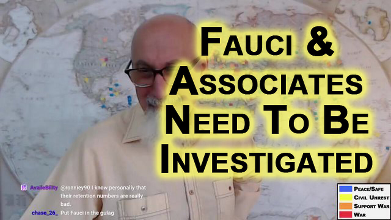 Fauci and His Associates Need To Be Investigated and Put on Trial for Crimes Against Humanity