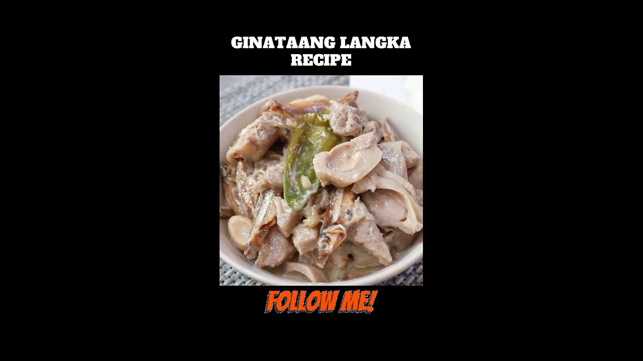 Filifino Dish Recipe ( Ginataang Langka )