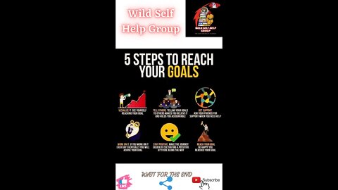 🔥5 steps to reach your goal🔥#shorts🔥#viralshorts🔥#motivation🔥#wildselfhelpgroup🔥