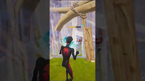 Bro Tried to Knock Me down 😱#milesmorales #FortniteChapter4 #fortnitexspiderman #spiderversefortnite