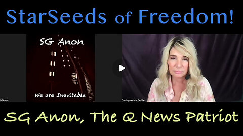 (8/11/24) | SGANON Sits Down w/ Carrington @ "Starseeds of Freedom" Show