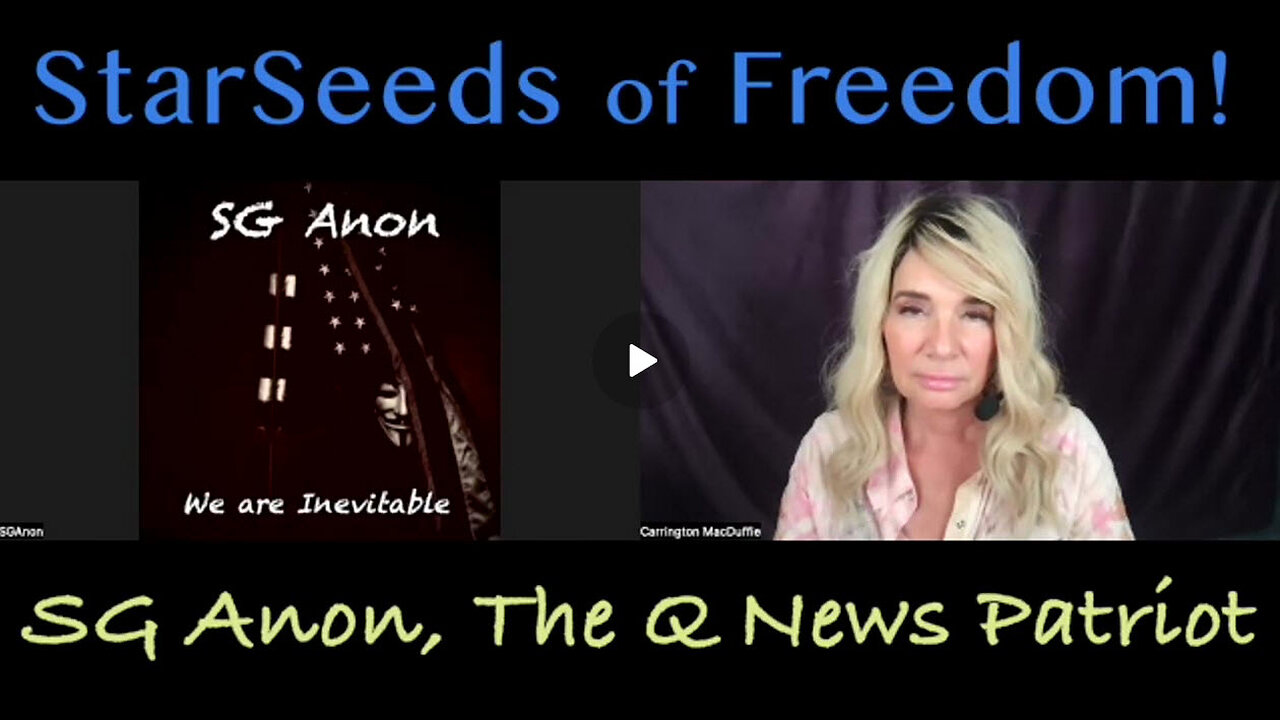 (8/11/24) | SGANON Sits Down w/ Carrington @ "Starseeds of Freedom" Show