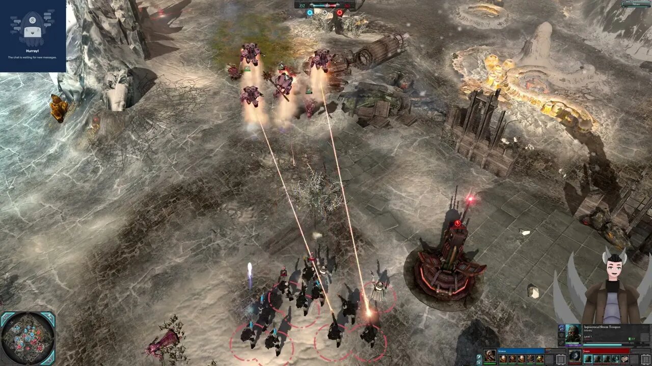 Leonus (Plague Champion) vs Jones (Brother Captain) || Dawn of War 2: Elite Mod