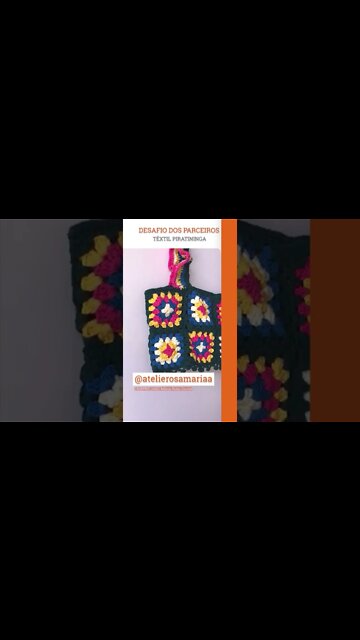 Rosa crochê #DesafioDosParceirosTP