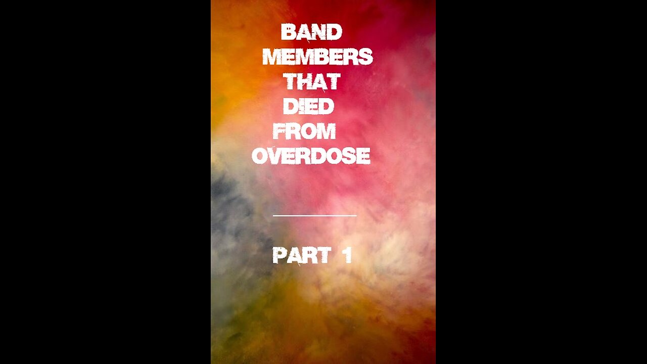 Band Members Die from Overdose - Part 1