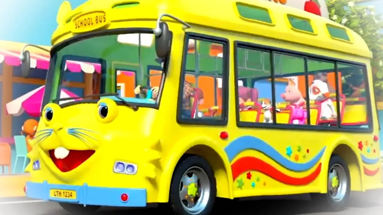 Wheels On The Bus - I Spy Game Song | Kindergarten Rhymes & Songs for babies by Little Treehouse