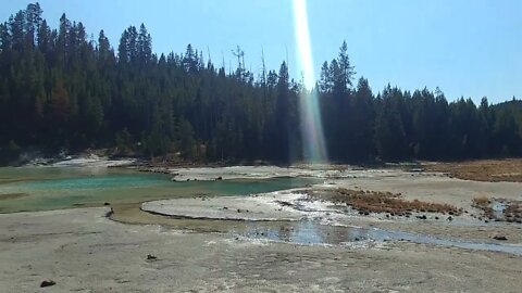 Norris Geyser Basin in Yellowstone National Park