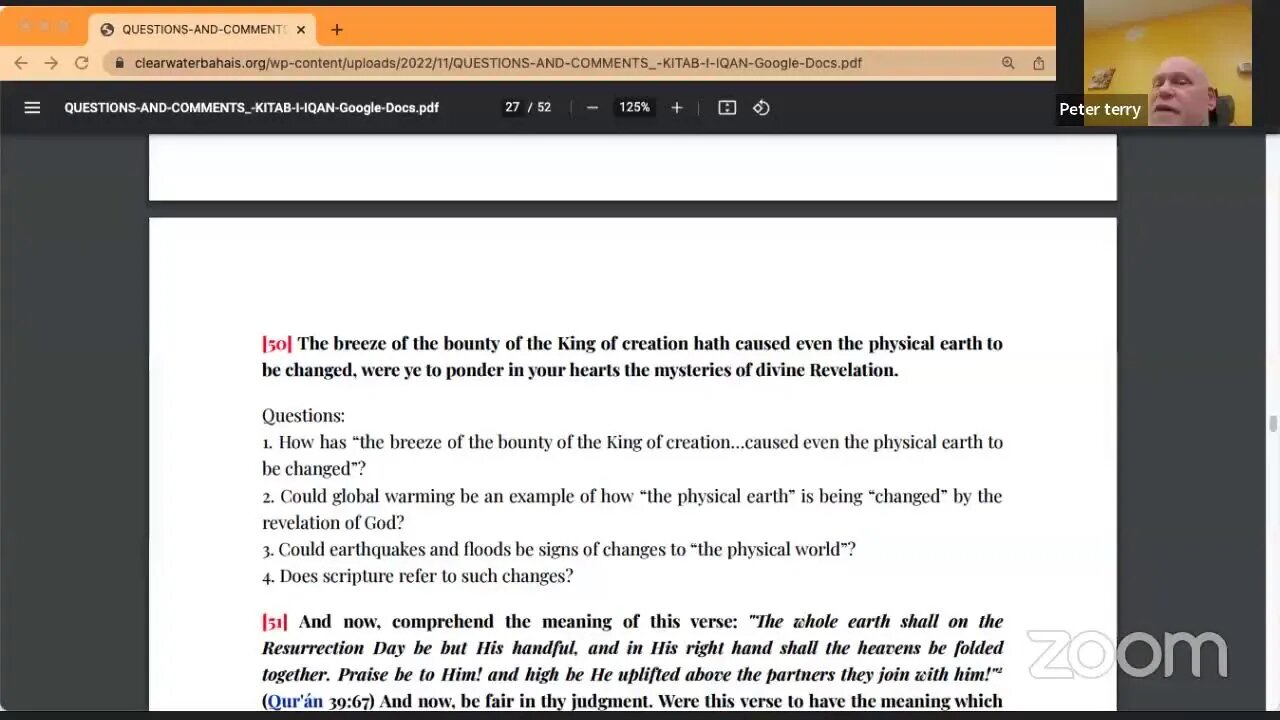Session #6 - Home Study of Kitáb-i-Íqán (Book of Certitude) by Baháʼu’lláh