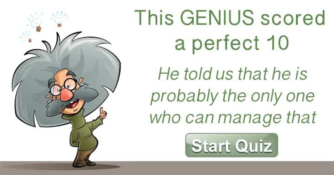 Are you a genius?