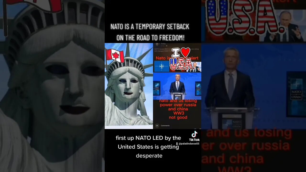 NATO IS A TEMPORARY SETBACK ON THE ROAD TO FREEDOM! @RedactedNews