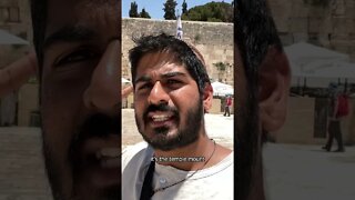 The Holiest Place For Jews - Western Wall, JERUSALEM Israel 🇮🇱 - #shorts