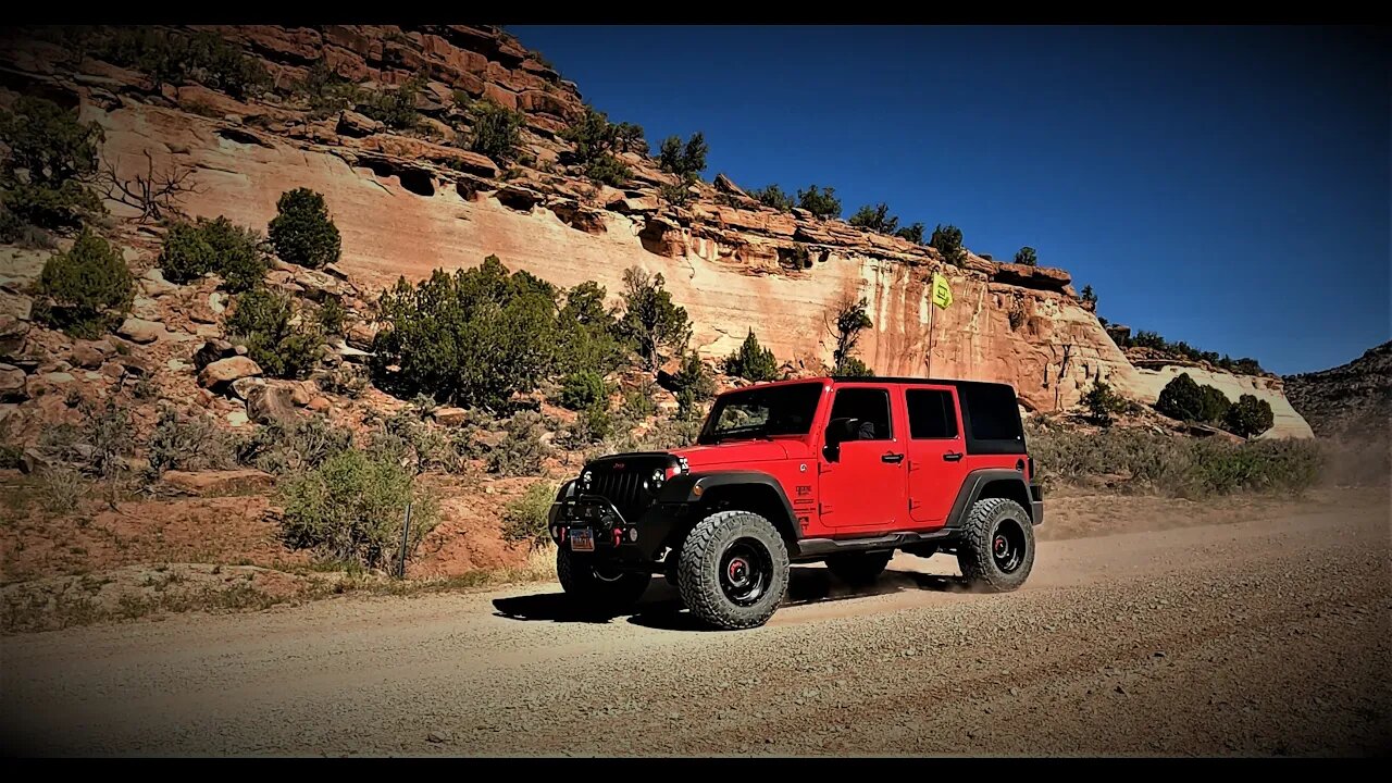 Montezuma Creek Road in Southeast Utah