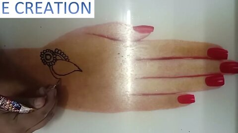 Most Simple And Quick Henna Easy Eid Mehindi Design