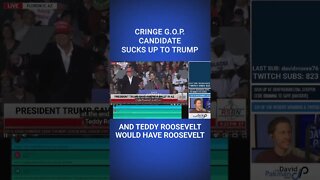 GOP Candidate Sucks Up to Trump #shorts