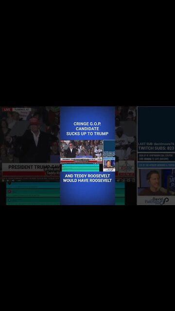 GOP Candidate Sucks Up to Trump #shorts