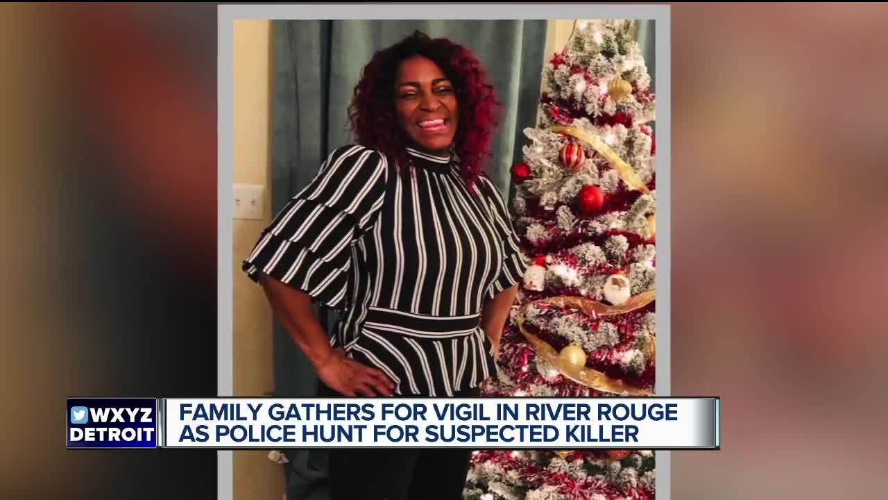 Family gathers for vigil in River Rouge as police hunt for suspected killer