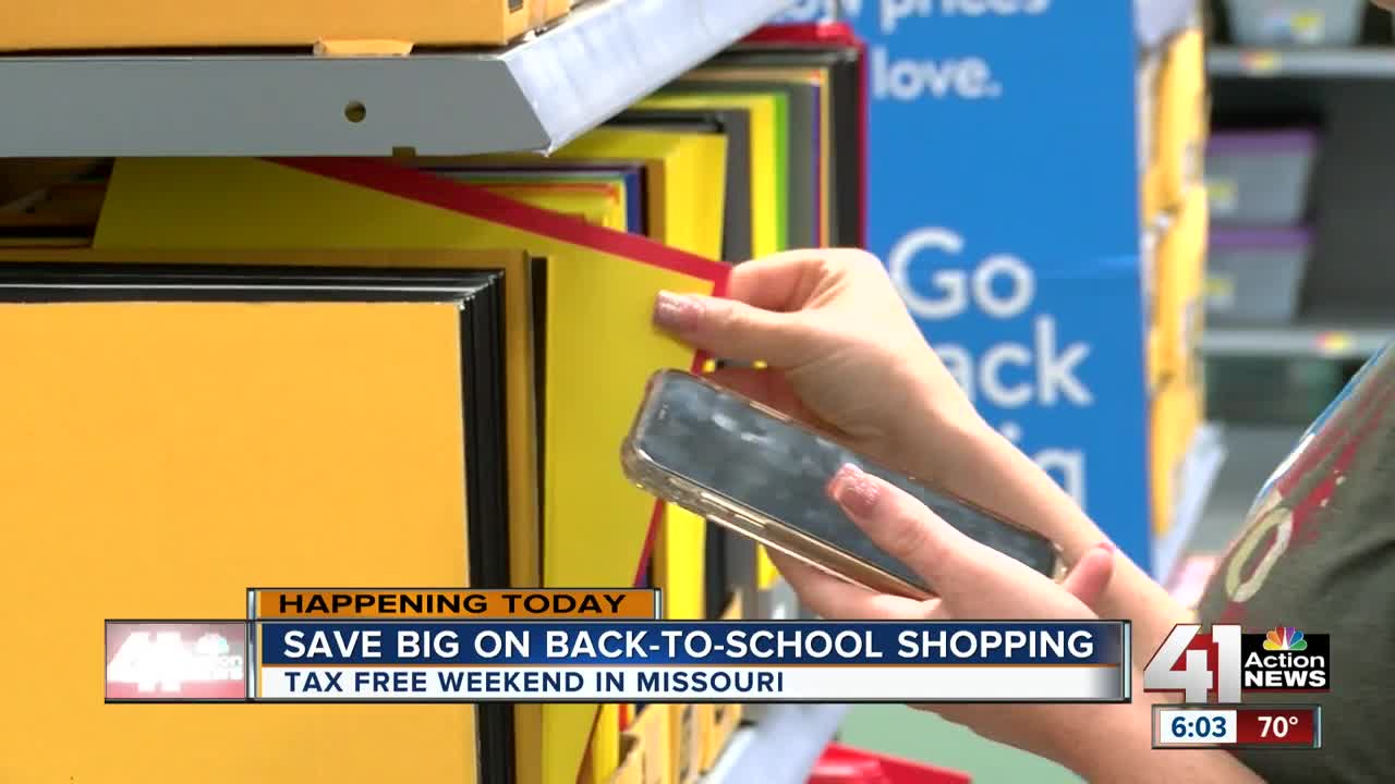 Save big on back-to-school shopping in Missouri this tax-free weekend