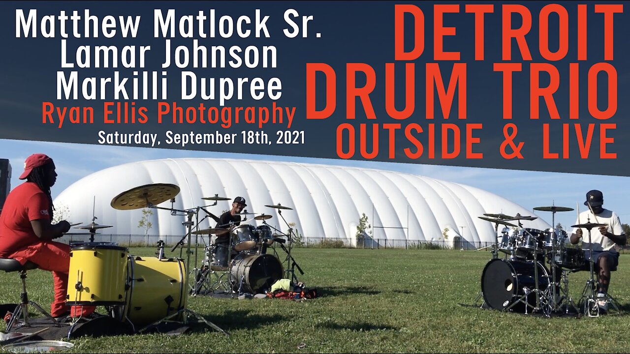 Detroit Street Drum Trio: Matthew Matlock Sr. & Lamar Johnson & Markilli Dupree