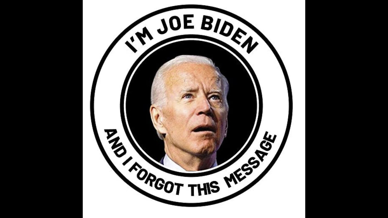 Stumbling Bumbling Joe Biden with Dementia