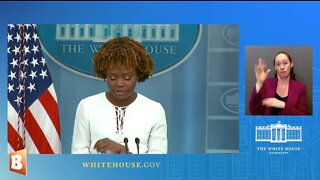 WH Press Secretary Karine Jean-Pierre speaking with reporters...