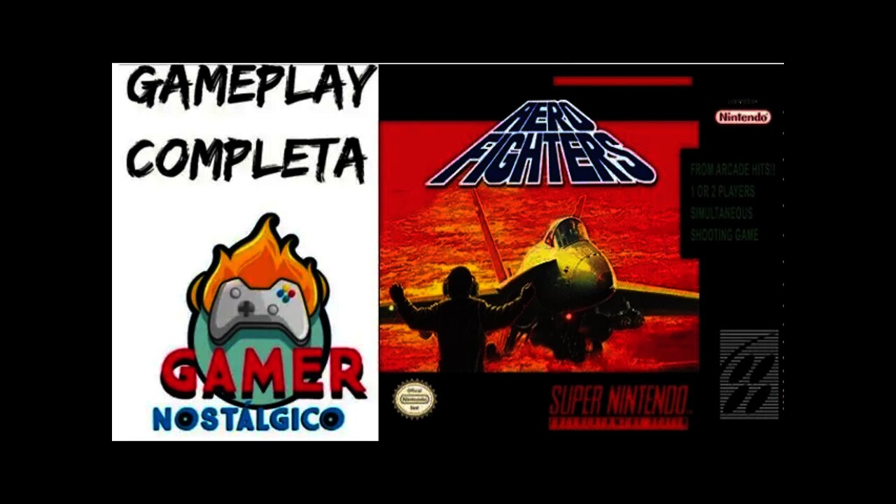 Aero Fighters (Sonic Wings) -- SNES -- Super Nintendo -- GAMEPLAY COMPLETA