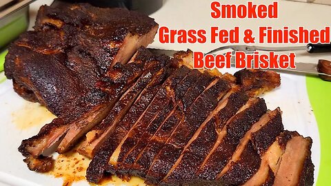 Grass Fed/Finished Brisket on the Electric Smoker