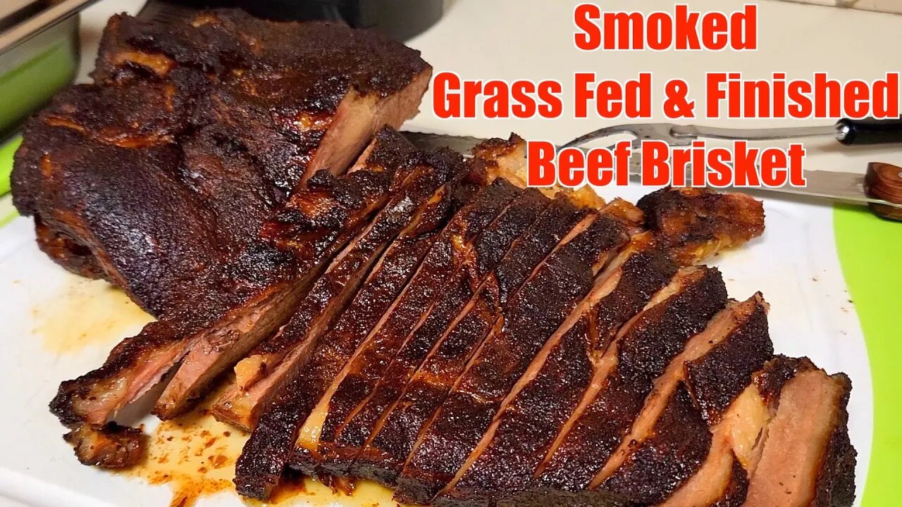 Grass Fed/Finished Brisket on the Electric Smoker