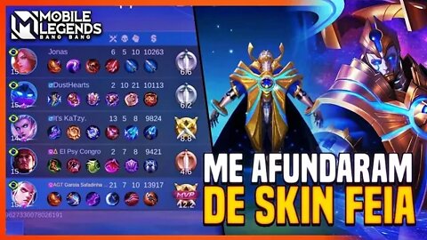 PEGUEI ESSA SKIN LIXO E AINDA ME AFUNDARAM!! | MLBB