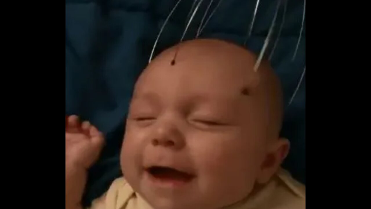 Viral videos of babies reaction to head massage.