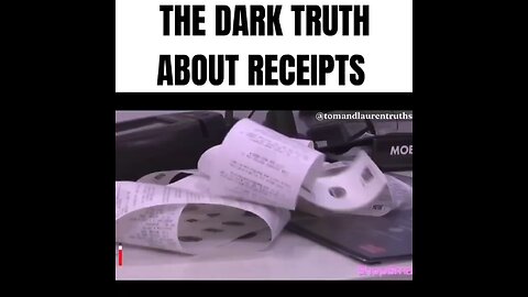 🛑 Receipts contain high amounts of Toxic BPA Chemicals—WTH⁉️‼️ 🤮🤮🤮