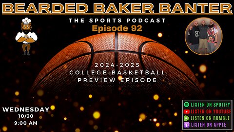 Bearded Baker Banter episode 92 October 30 2024