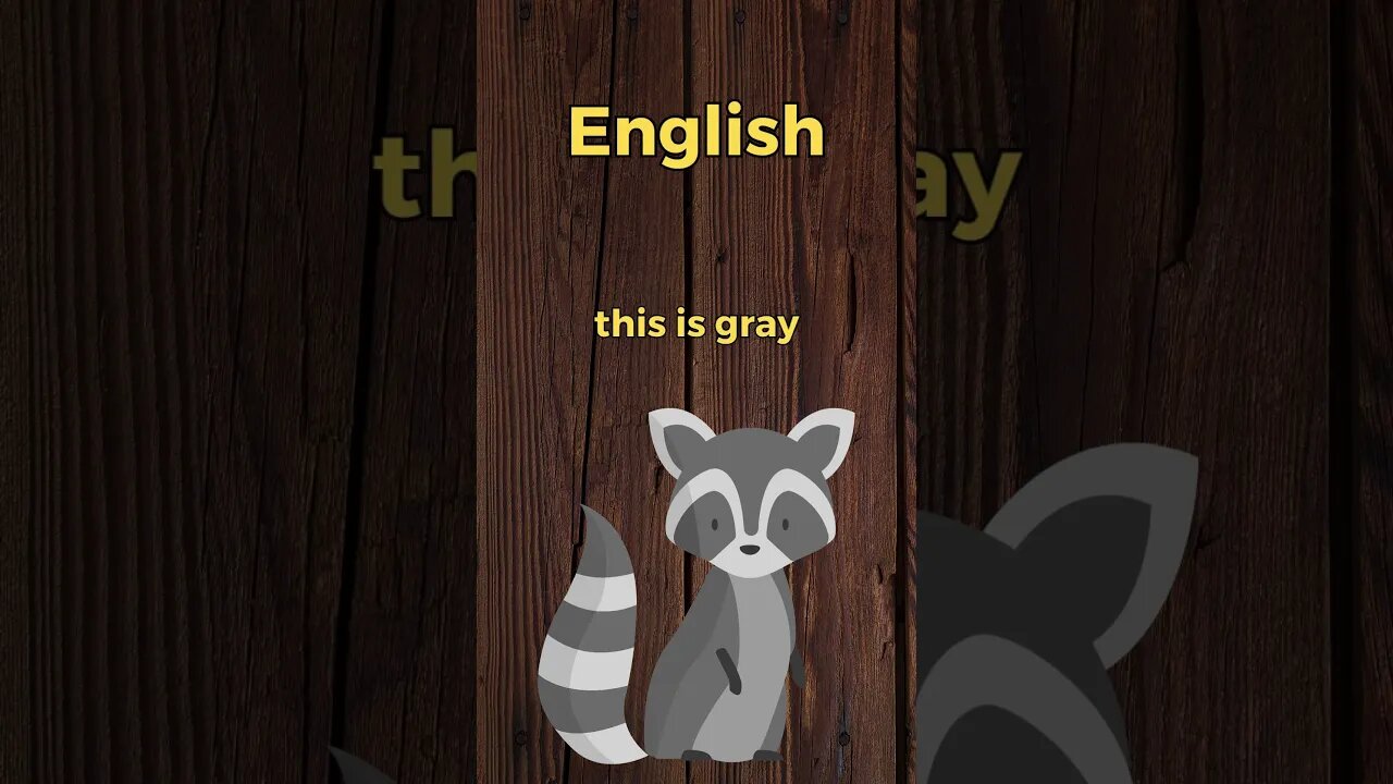 This is gray. How to Learn Croatian the Easy Way! #learn #croatian #colors #gray