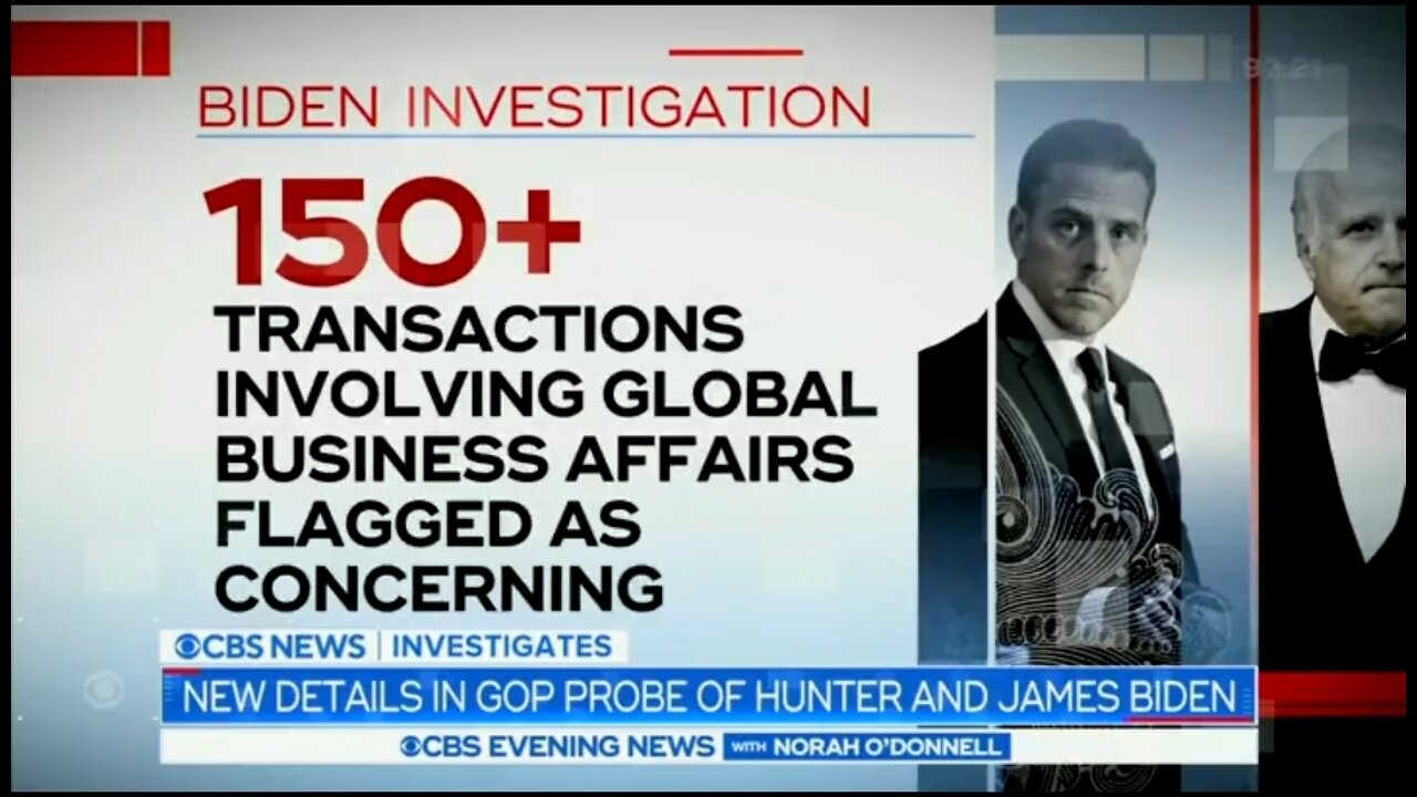 CBS: Banks Flagged More Than 150 Biden Family Transactions As Concerning