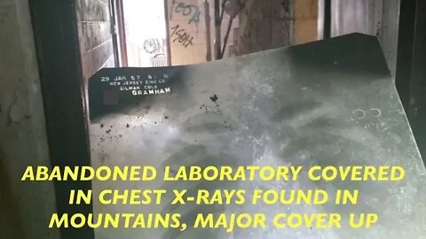 Scary Abandoned Laboratory Covered in X-Rays Found in Mountains