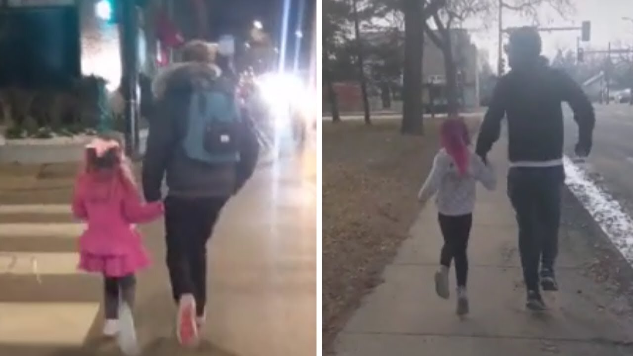 Mom documents dad & daughter skipping moments for 4 years😍😍