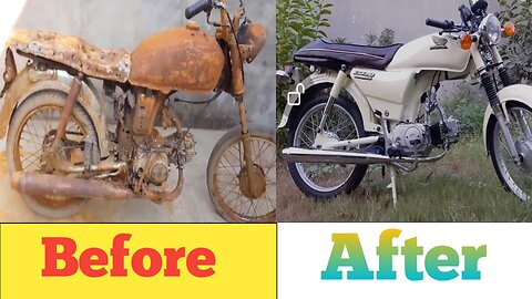 Restoration Abondoned Honda 70Cc 4 stroke Finalaization