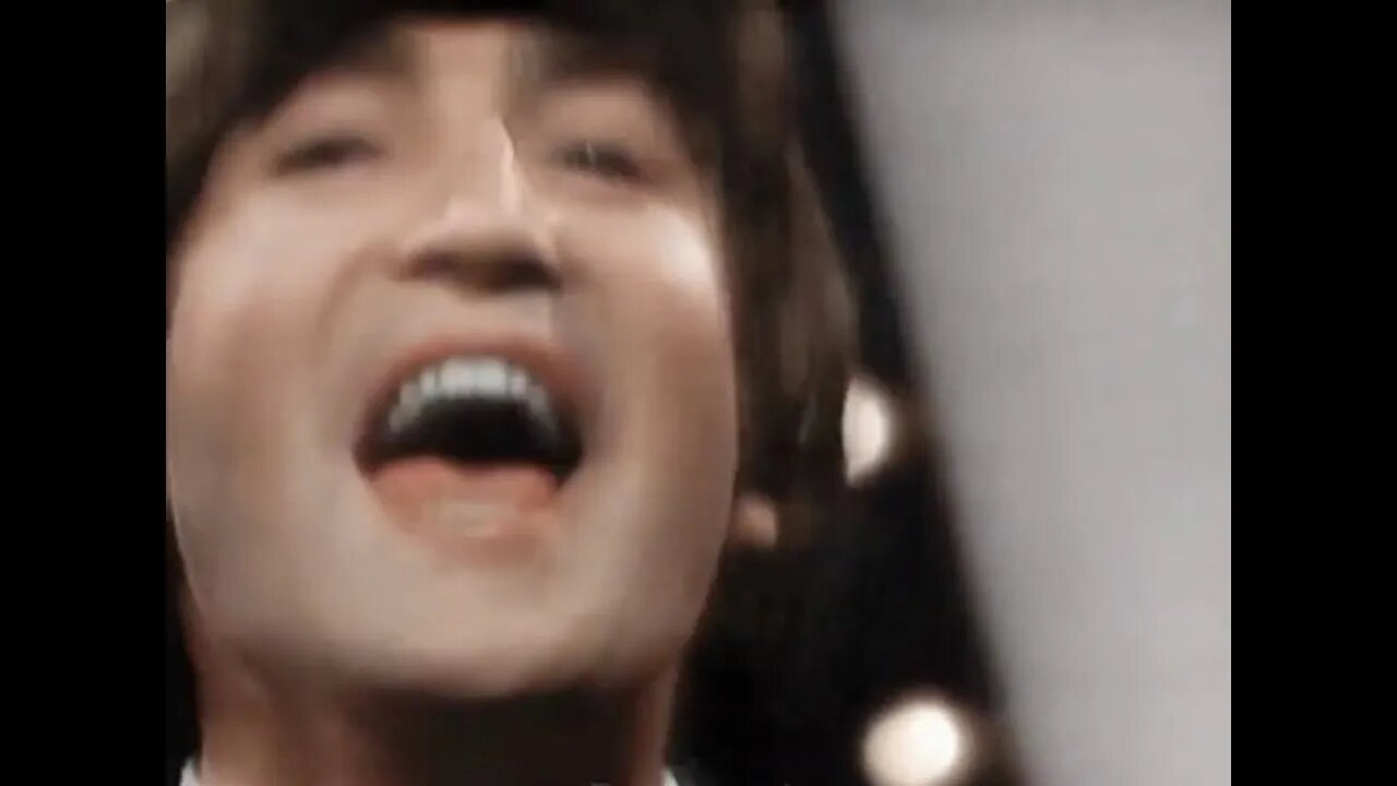 (COLORIZED) The Beatles - Rock and Roll Music (thank your lucky stars)