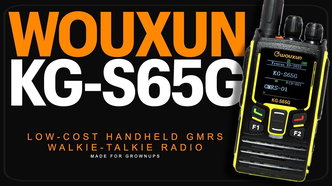 Wouxun KG-S65G GMRS Radio Overview & Introduction