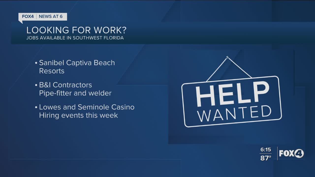 Southwest Florida job openings
