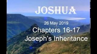 Joshua 16 17 Joseph's Inheritance