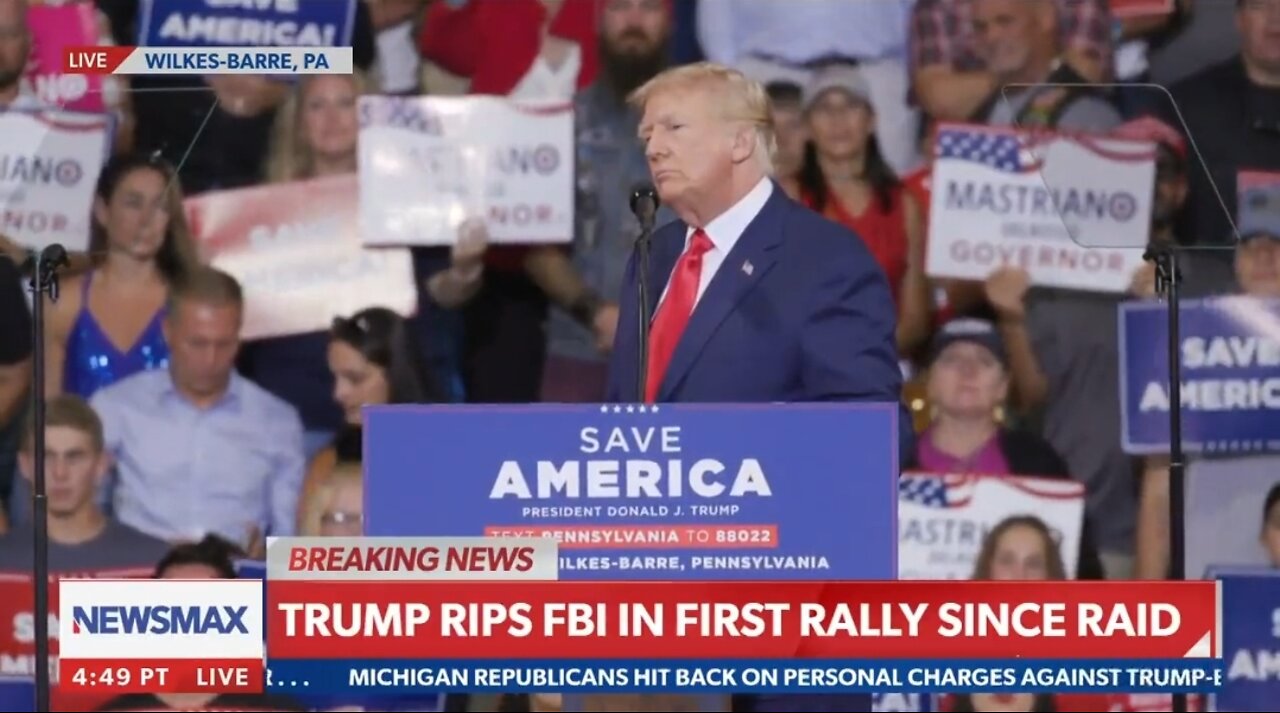 Trump: FBI Did A Deep, Ugly Search of Barron's Room At Mar-A-Lago