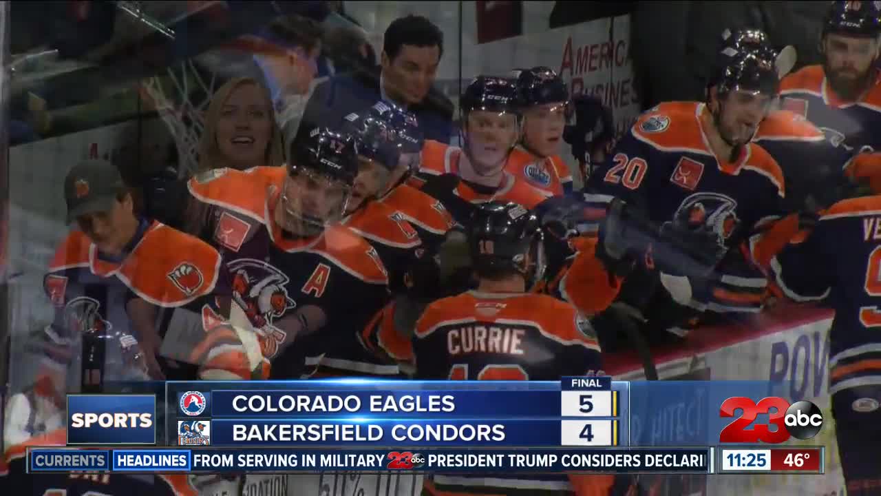 Condors can't make comeback over Eagles, lose 5-4