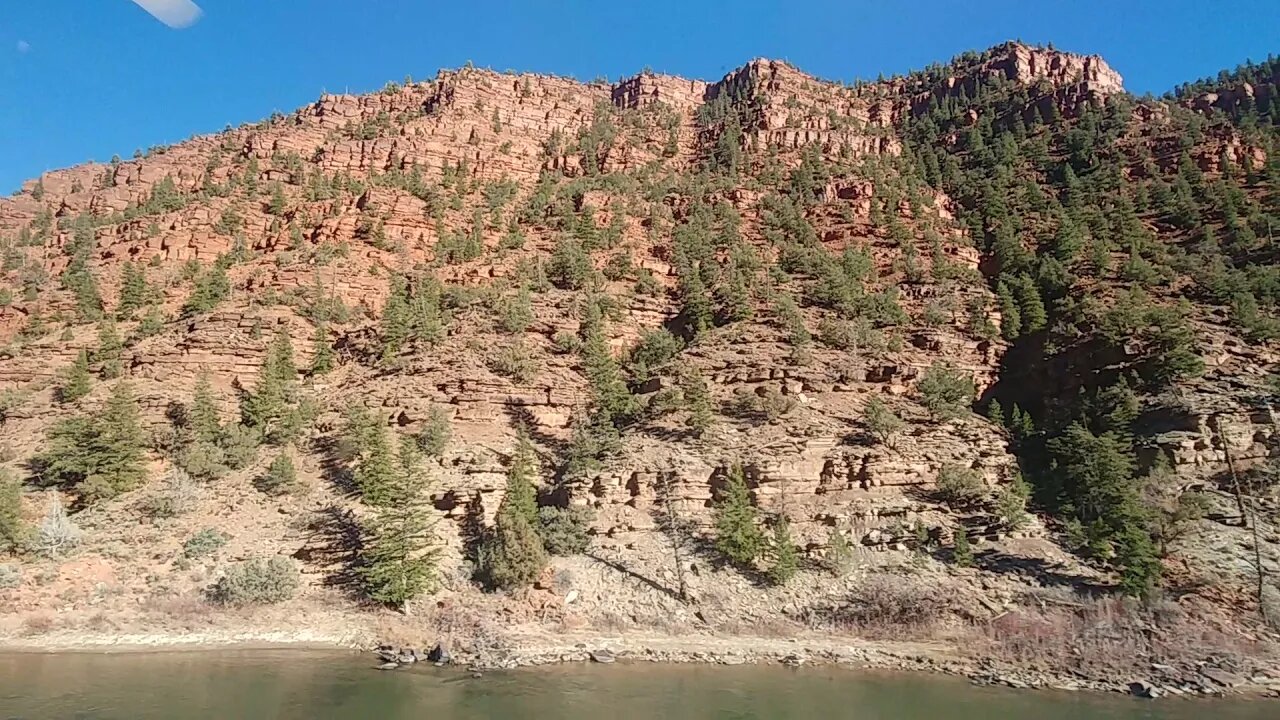 Amtrak California Zephyr in the Rockies